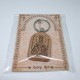 Privezak za ključeve od drveta Sveti Vasilije Ostroški (4.7x3.5)cm - u pakovanju