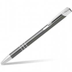 Metal Ball Pens OGGI SLIM Engraved (0.8x13.8)cm - Gun