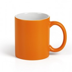 GRETA Stoneware Mug 325ml Engraved - Orange