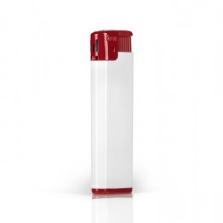 FRESH Electronic Plastic Lighter with Print (8x2.5x1)cm - Red