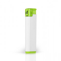 FRESH Electronic Plastic Lighter with Print (8x2.5x1)cm - Kiwi