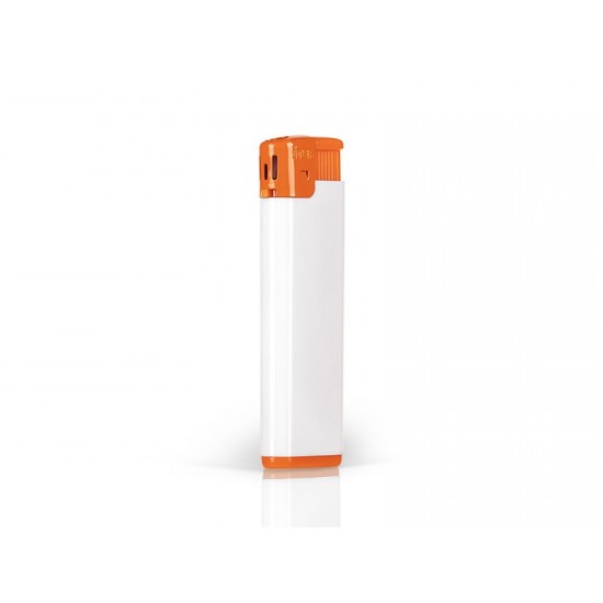 FRESH elektronski plastični upaljač sa štampom (8x2.5x1)cm - Narandžasti