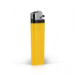 DOMINO Plastic Flint Lighter with Print (8.1x2.4x1.2)cm - Yellow