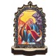 Drvena Ikona Sveti Prorok Ilija sa postoljem (6.2x3.9)cm - u pakovanju