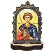 Drvena Ikona Sveti Dimitrije sa postoljem (6.2x3.9)cm