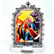 Ikona Sveti Prorok Ilija sa postoljem od pleksiglasa (6.2x3.9)cm