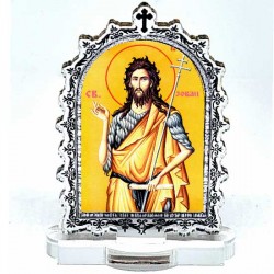 Ikona Sveti Jovan Krstitelj sa postoljem od pleksiglasa (6.2x3.9)cm - u pakovanju