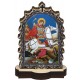 Drvena Ikona Sveti Georgije - Đorđe sa postoljem (9.5x6.1)cm - u pakovanju