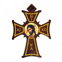 Color Wooden Cross (3.2x2.3)cm