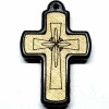 Drveni krst sa okvirom od polistirena (3.6x2.3)cm