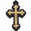 Wooden cross with polystyrene frame (3.6x2.3)cm