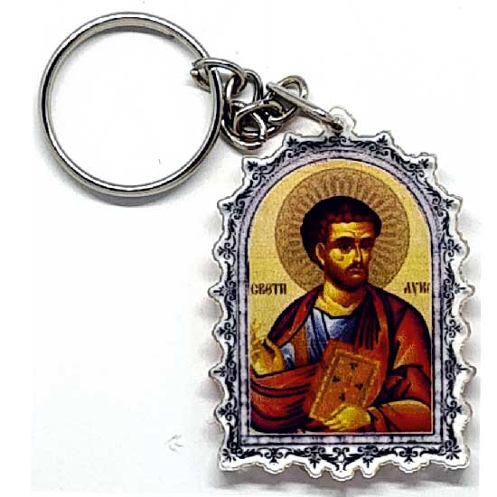 Privezak za ključeve od Pleksiglasa Sveti Luka (4.7x3.5)cm - u pakovanju