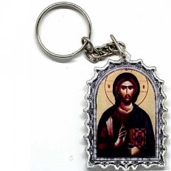 Plexiglas Key Pendant Lord Jesus Christ (4.7x3.5)cm