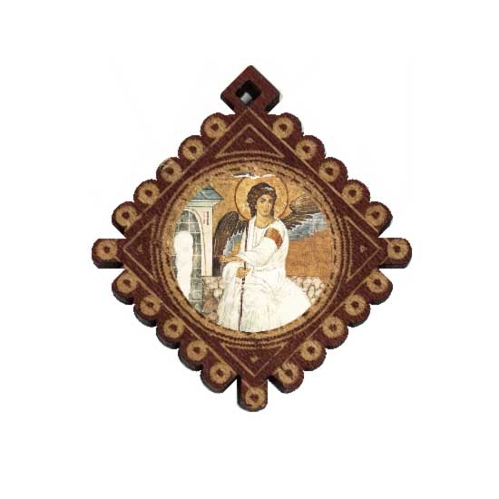 Medaljon Beli Anđeo (3.6x3.3)cm