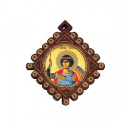 Medaljon Sveti Đurđic (3.6x3.3)cm
