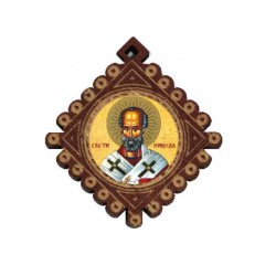 Medaljon Sveti Nikola (3.6x3.3)cm