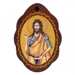 Medaljon Sveti Jovan Krstitelj (2.9x2)cm - u kutiji