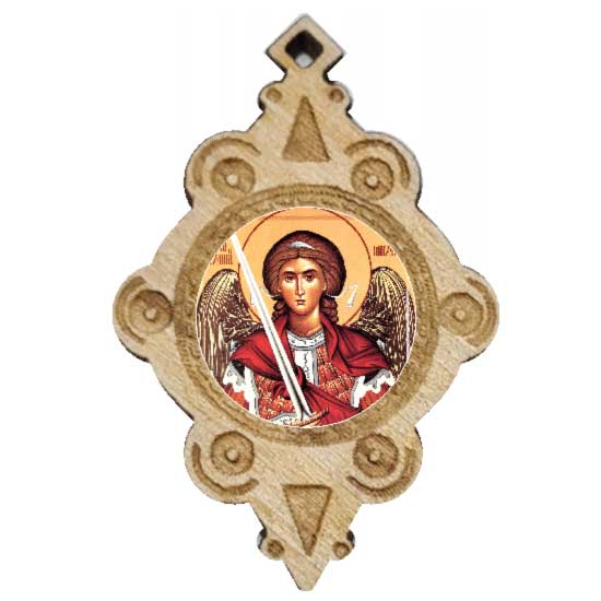 Medaljon Sveti Arhangel Mihailo (4.3x2.9)cm