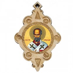 Medaljon Sveti Nikola (4.3x2.9)cm - u kutiji