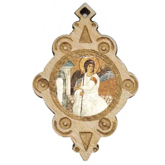 Medaljon Beli Anđeo (4.3x2.9)cm