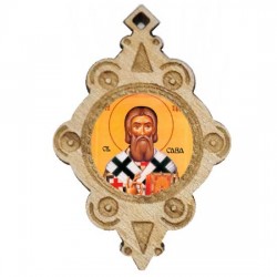 Medaljon Sveti Sava (4.3x2.9)cm - u kutiji
