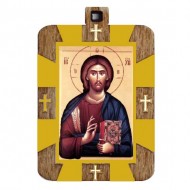 Medaljon Isus Hristos (2.9x2)cm