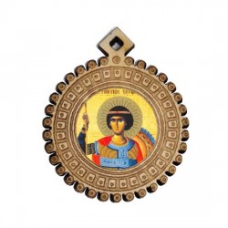 Medaljon Sveti Đurđic (3.5x3)cm - u kutiji