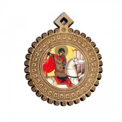 Medaljon Sveti Georgije - Đorđe (3.5x3)cm - u kutiji
