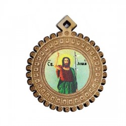 Medaljon Sveti Jovan Krstitelj (3.5x3)cm - u kutiji
