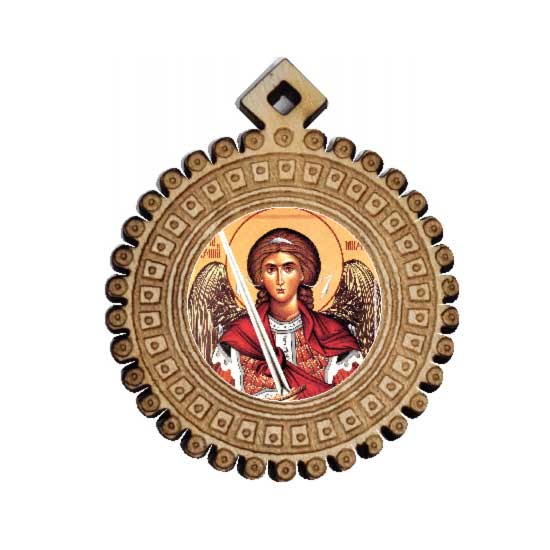 Medaljon Sveti Arhangel Mihailo (3.5x3)cm - u kutiji