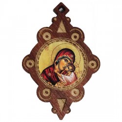 Medaljon Bogorodica (4.3x2.9)cm