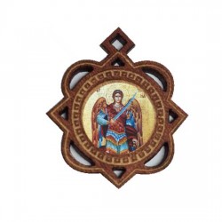 Medaljon Sveti Arhangel Mihailo (3.3x2.9)cm - u kutiji