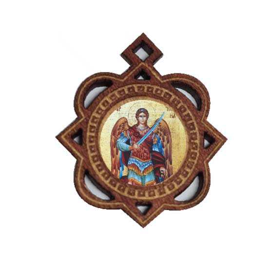 Medaljon Sveti Arhangel Mihailo (3.3x2.9)cm