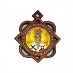 Medaljon Sveti Vasilije Ostroški (3.3x2.9)cm - u kutiji