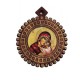 The Medallion of Virgin Mary (3.5x3)cm - in the box