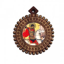 Medaljon Sveti Georgije - Đorđe (3.5x3)cm - u kutiji