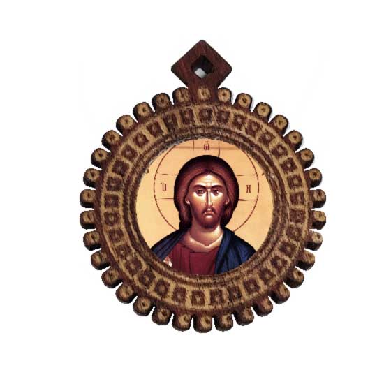 Medaljon Gospod Isus Hristos (3.5x3)cm - u kutiji