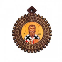 Medaljon Sveti Sava (3.5x3)cm - u kutiji