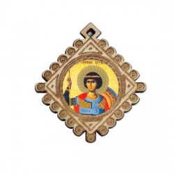 Medaljon Sveti Đurđic (3.6x3.3)cm - u kutiji