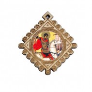 Medaljon Sveti Georgije - Đorđe (3.6x3.3)cm