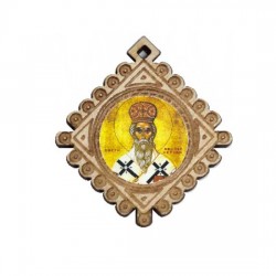 Medaljon Sveti Vasilije Ostroški (3.6x3.3)cm - u kutiji