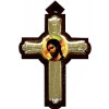 Drveni krstić sa stikerom Gospod Isus Hristos (3x2)cm - u kutiji