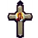 Drveni krstić sa stikerom Bogorodica (3x2)cm