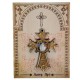 Wooden cross with sticker White Angel (5.6x4)cm - in the box